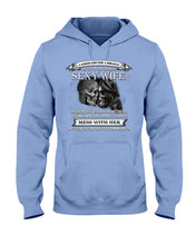 Load image into Gallery viewer, Shes Stubborn Messy And A Brat At Times Black Gift For Husband Hoodie