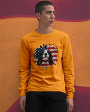 Load image into Gallery viewer, English Cocker Spaniel US Sunflower Gift For Dog Lovers Unisex Long Sleeve