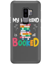 Load image into Gallery viewer, Vintage Funny My Weekend Booked Gift For Book Lovers Phone case