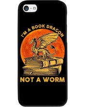 Load image into Gallery viewer, I'm A Book Dragon Not A Worm Gift For Dragon Lovers Phone case