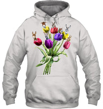 Load image into Gallery viewer, Vintage Funny Donkey With Tulip Trending For Donkey Lovers Hoodie