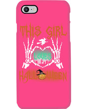 Load image into Gallery viewer, This Girl Loves Halloween Gift For Girls Phone case