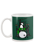 Load image into Gallery viewer, Funny Cat Playing Drums Great Gift For Cat Lovers Mug