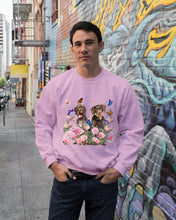 Load image into Gallery viewer, German Wirehaired Pointer With Peonies Gift For Dog Lovers Sweatshirt