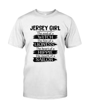 Load image into Gallery viewer, Jersey Girl The Heart Of A Hippie Guys Tee
