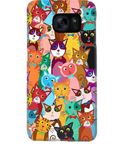 Load image into Gallery viewer, Colorful Cartoon Cat Face Gift For Cat Lovers Phone case