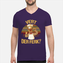 Load image into Gallery viewer, Vert Der Ferk Retro Vintage Gift For Cook Lovers Guys V-Neck
