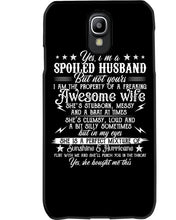 Load image into Gallery viewer, Shes Stubborn Messy And A Brat At Times Black Gift For Husband Phone case