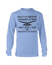 Load image into Gallery viewer, Reality Of Parenting Somewhere Between Sweer Child O' Mine Unisex Long Sleeve