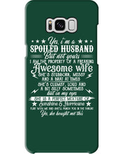 Load image into Gallery viewer, Shes Stubborn Messy And A Brat At Times Black Gift For Husband Phone case