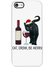 Load image into Gallery viewer, Cat Drink And Be Merry Meaningful Gift For Women Phone case
