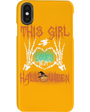 Load image into Gallery viewer, This Girl Loves Halloween Gift For Girls Phone case