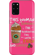 Load image into Gallery viewer, The Quarantine Time With Yarn And Coffee Gift For Women Phone case