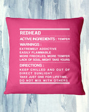 Load image into Gallery viewer, Sorry This Guy Is Already Taken By A Smart And Sexy Redhead Gift For Men Pillow Cover
