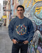 Load image into Gallery viewer, Hummingbird And Peace Sign Gift For Girls Sweatshirt