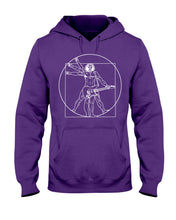 Load image into Gallery viewer, Guitar Vitruvian Design Gift For Guitar Lovers Hoodie