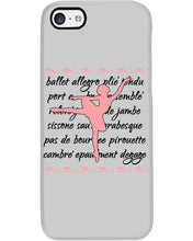 Load image into Gallery viewer, Ballet Words Pink Pattern Gift For Ballet Dancer Phone case