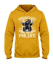 Load image into Gallery viewer, Husband And Wife Riding Partners For Life For Family Hoodie