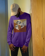Load image into Gallery viewer, Three Cute Shih Tzu In Bag Gift For Dog Lovers Unisex Long Sleeve