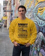 Load image into Gallery viewer, I'm Already Taken By December Sexy And Crazy Girl For Birthday Gift Sweatshirt