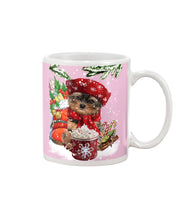 Load image into Gallery viewer, Yorkshire Terrier Loves Drinking Hot Latte Gift For Dog Lovers Mug