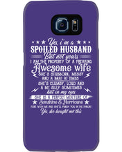 Load image into Gallery viewer, Shes Stubborn Messy And A Brat At Times Black Gift For Husband Phone case