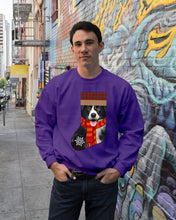 Load image into Gallery viewer, Santa Border Collie In Stock Gift For Dog Lovers Sweatshirt