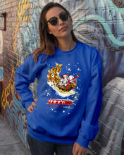Load image into Gallery viewer, Baseball Xmas Sleigh Loading Gift For Baseball Lovers Sweatshirt