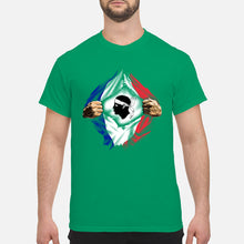 Load image into Gallery viewer, Corse Super Hero Flag Patriot Gift For Men Guys Tee