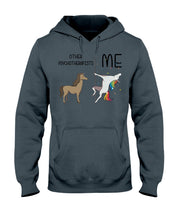 Load image into Gallery viewer, Funny Difference Between Me And Other Psychotherapists Unicorn And Horse Hoodie