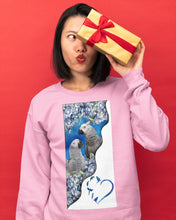 Load image into Gallery viewer, Magical Gray Couple African Parrot Gift For Bird Lovers Sweatshirt