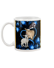 Load image into Gallery viewer, Lovely Phone Case Twinkling Blue Heart Gift For Goat Lovers Mug