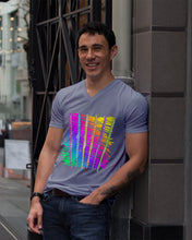 Load image into Gallery viewer, Six Flute Colorful Design Gift For Flute Lovers Guys V-Neck
