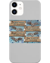 Load image into Gallery viewer, Do What Makes You Happy With Bats Gift For Girls Phone case