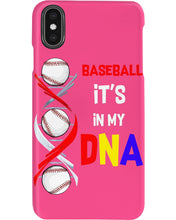Load image into Gallery viewer, Baseball Be My DNA Gift For Sport Lovers Phone case