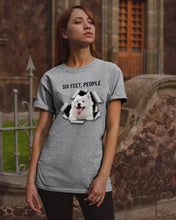 Load image into Gallery viewer, Six Feet People Alaska Husky Unique Custom Design For Dog Lovers Guys Tee