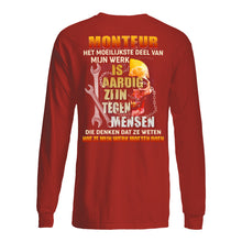Load image into Gallery viewer, Het Moeilijkste Deel Van Mijn Werk Is Aardig Zijn Tegen Mensen Unisex Long Sleeve