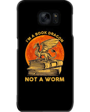 Load image into Gallery viewer, I'm A Book Dragon Not A Worm Gift For Dragon Lovers Phone case