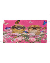 Load image into Gallery viewer, Pekingese With Peonies Gift For Dog Lovers Cloth Face Mask