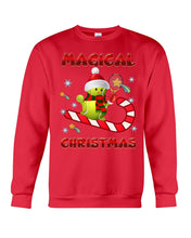 Load image into Gallery viewer, Tennis Players Magical Christmas Snowman Gift For Women Sweatshirt