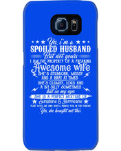 Load image into Gallery viewer, Shes Stubborn Messy And A Brat At Times Black Gift For Husband Phone case
