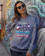 Load image into Gallery viewer, I'm Lonely I Miss My Husband Butterfly Gift For Lover Sweatshirt