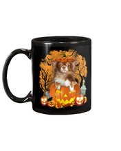 Load image into Gallery viewer, Chihuahua Book Pumpkin Halloween Gift For Dog Lovers Mug