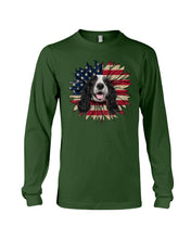 Load image into Gallery viewer, English Cocker Spaniel US Sunflower Gift For Dog Lovers Unisex Long Sleeve