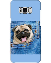 Load image into Gallery viewer, baby Pug In Denim Pocket Gift For Dog Lovers Phone case
