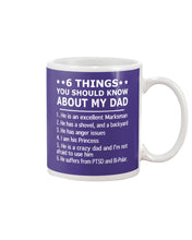 Load image into Gallery viewer, 5 Things You Should Know About My Dad Gift For Marksman Mug