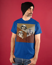 Load image into Gallery viewer, Three Cute Shih Tzu In Bag Gift For Dog Lovers Guys Tee