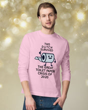 Load image into Gallery viewer, Dutch Survived The Great Toilet Paper Crisis Of 2020 For Personalized Nation Gift Unisex Long Sleeve