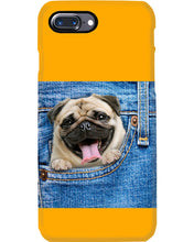 Load image into Gallery viewer, baby Pug In Denim Pocket Gift For Dog Lovers Phone case