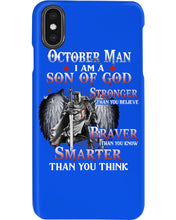 Load image into Gallery viewer, October Man Son Of God Birthday Meaningful Gift For Men Phone case